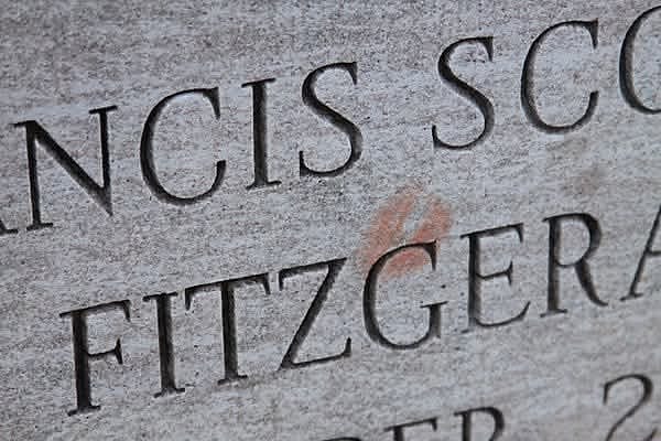 F. Scott Fitzgerald's grave marker