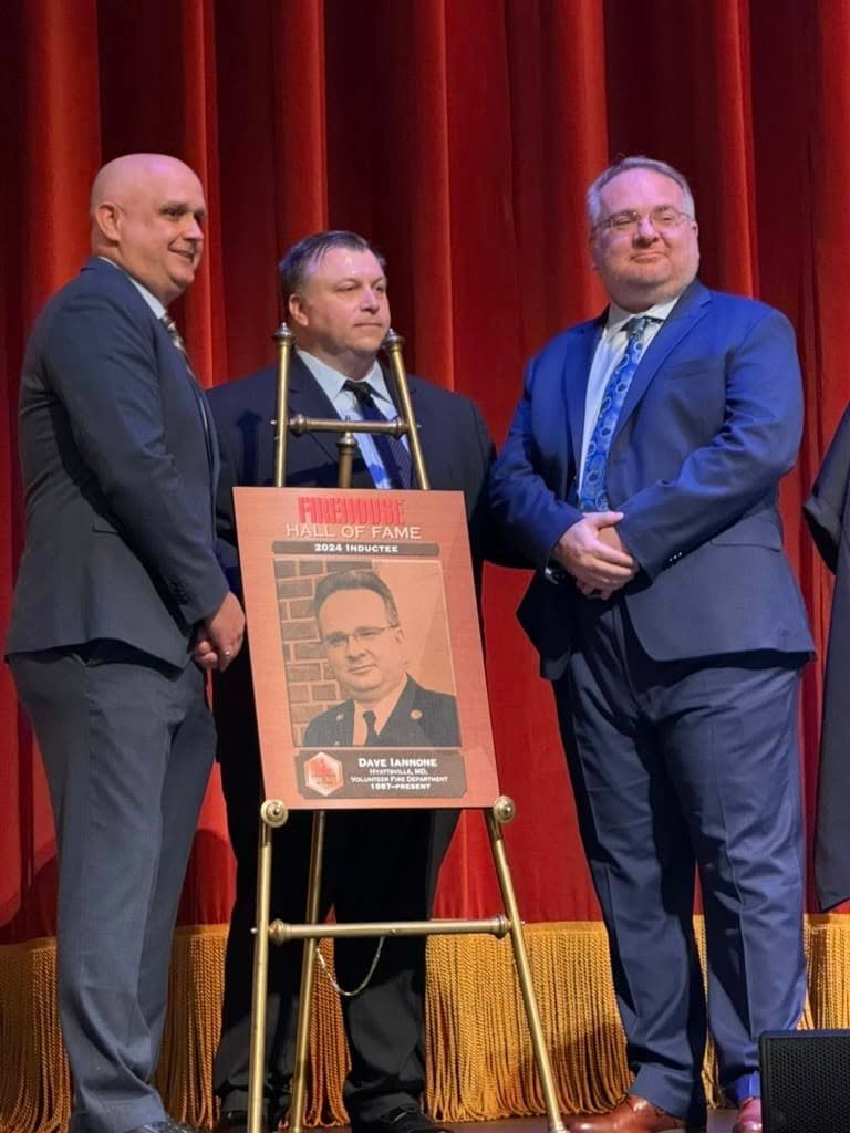 Dave Iannone inducted into the Firehouse Hall of Fame, 2024