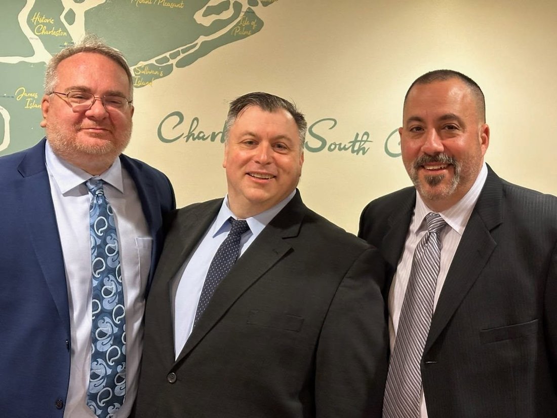 Chris Hebert, Dave Iannone and Firehouse Editor-in-Chief Peter Matthews