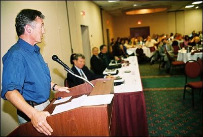 Dave Iannone speaking at the Project 51 events
