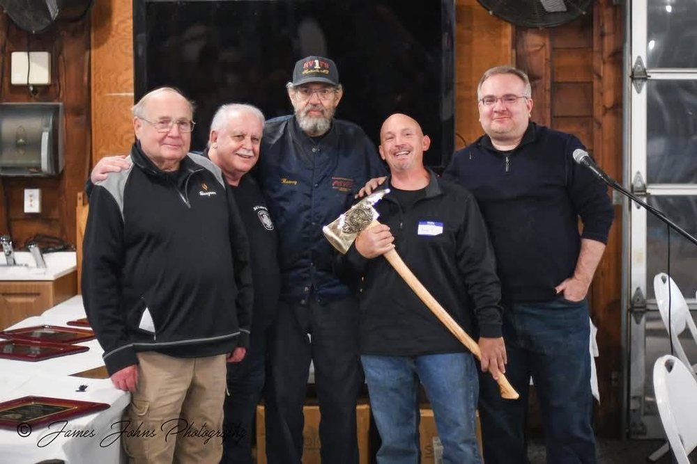 Dave Iannone with Hyattsville members at a recent reunion