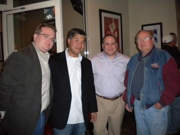 Dave Iannone with Hyattsville friends and mentors