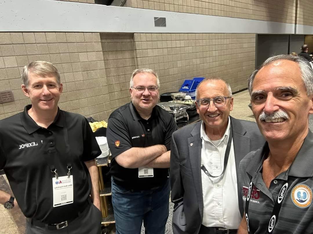 Dave Iannone with colleagues at an industry event
